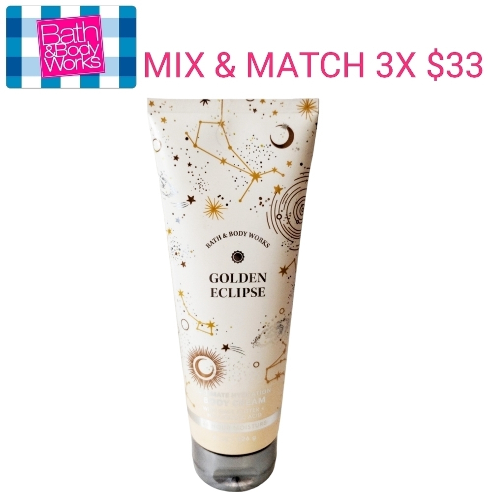 Bath and Body Works GOLDEN ECLIPSE‎ Ultimate Hydrating Body Cream SALE 3x $33